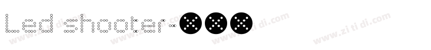 Led shooter字体转换